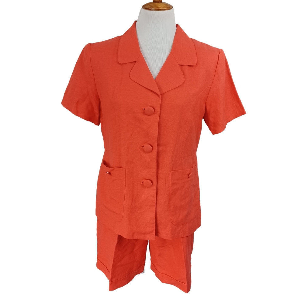 VINTAGE 80'S LOUISE PARIS TOP/SHORTS SET SIZE 9/10